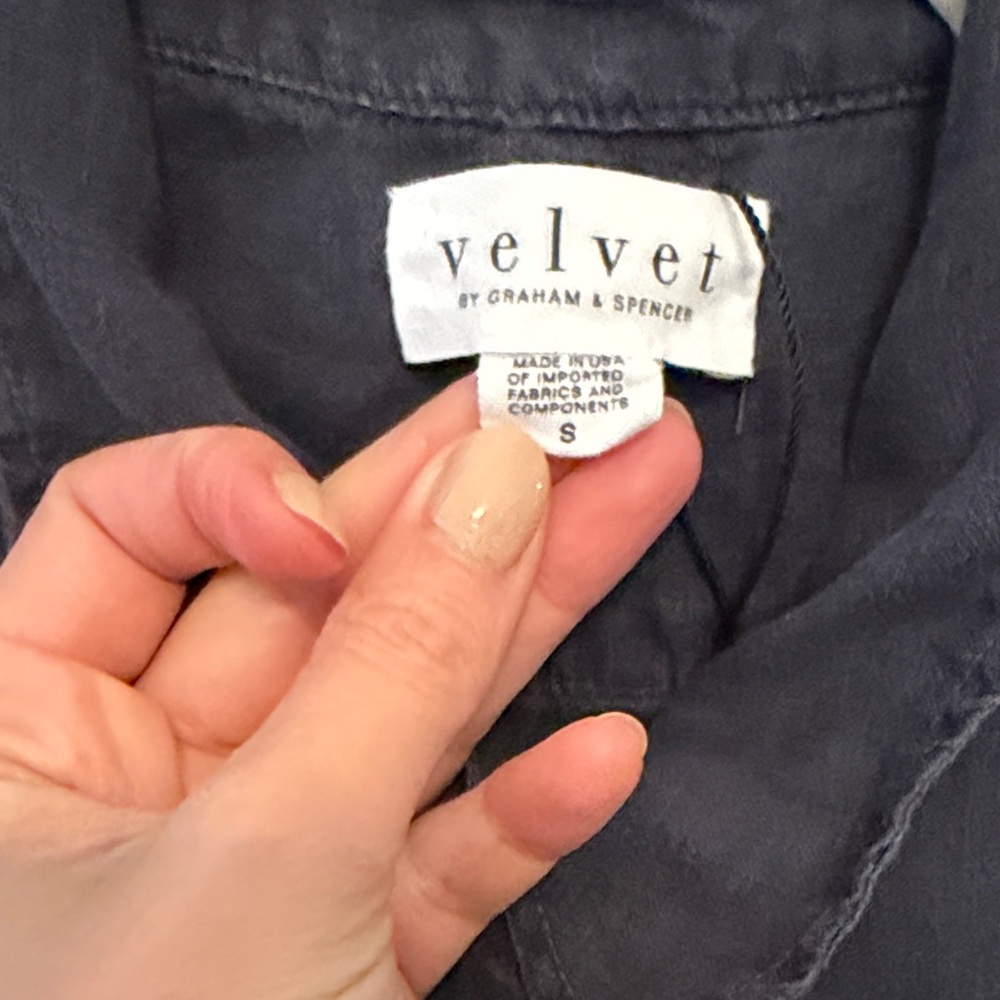 Velvet Button Down - image 2